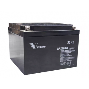 Акумуляторна батарея Vision CP 12V 24Ah (CP12240E-X) - AT037484